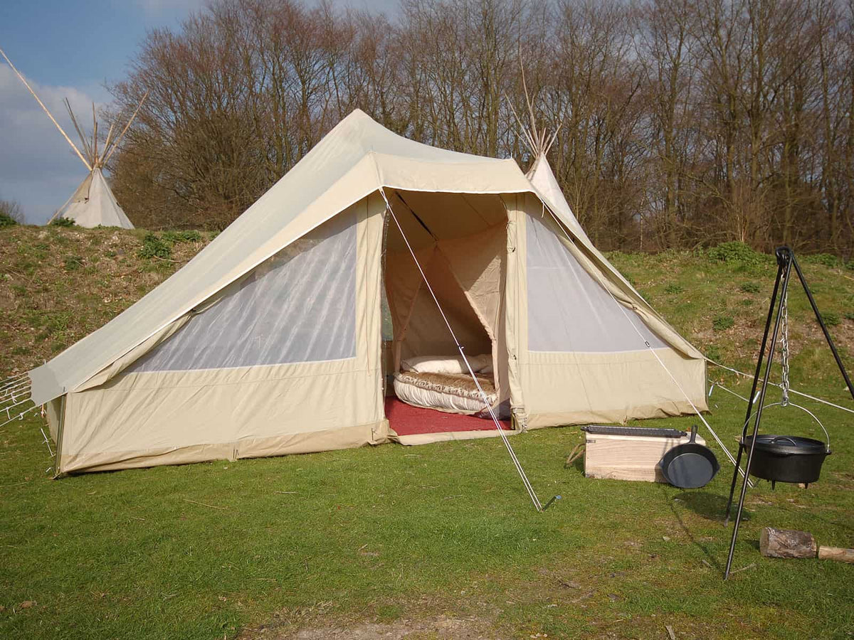 5.4m Deluxe Touareg Tent with sewn-in ground sheet