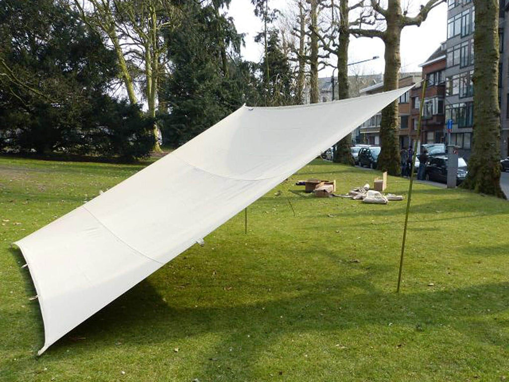 4 x 4 metre cotton canvas awning