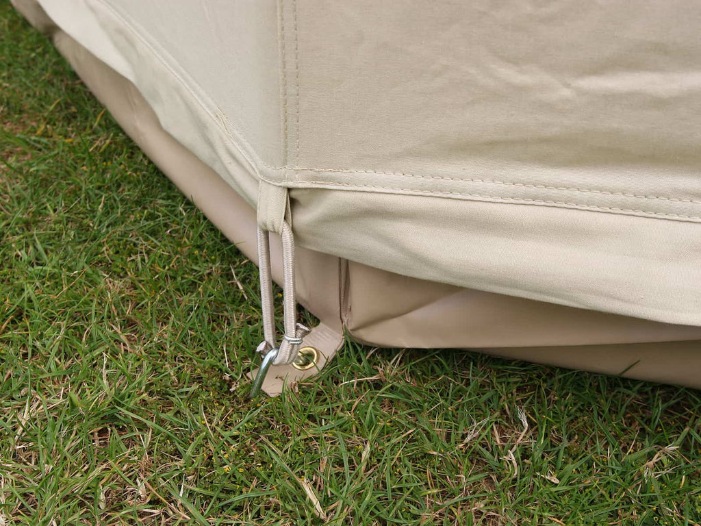 6m ultimate zig bell tent groundsheet peg and wall tensioner