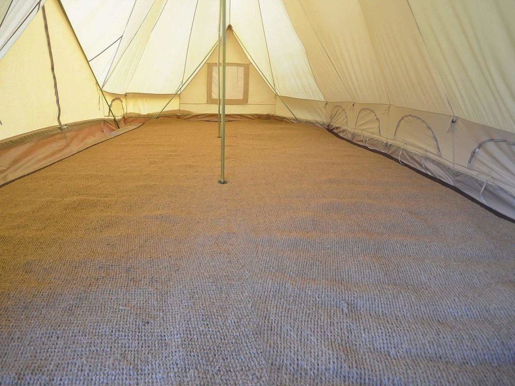 Emperor tent with type 2 coir matting