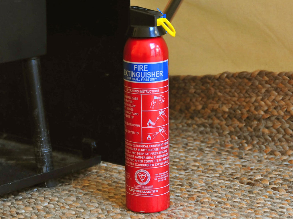 Fire extinguisher for small fires only