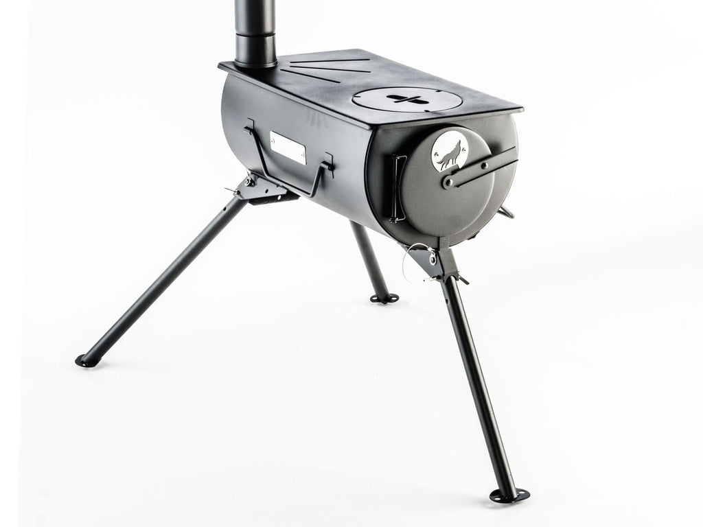 Frontier wood-burning tent stove