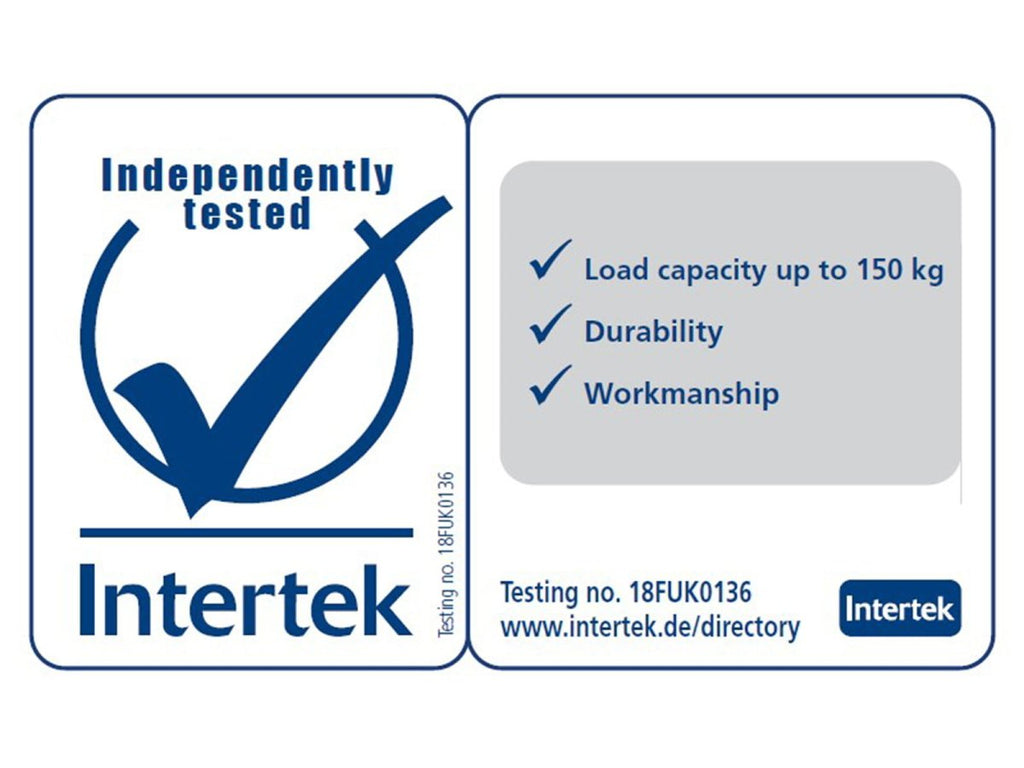 Independently tested for load capacity, durability and workmanship