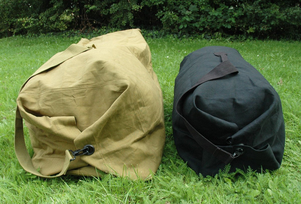40cm Diameter Olive Heavy Duty Canvas Kit Bag