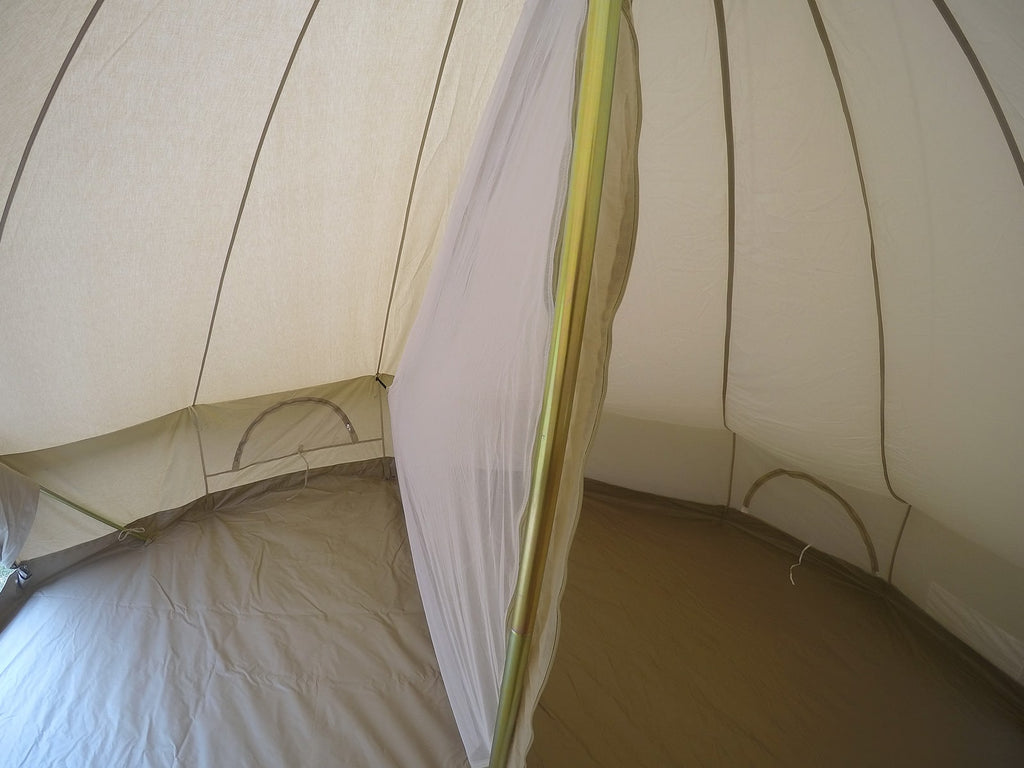 Insect proof bedroom compartment inner tent for 4m bell tents