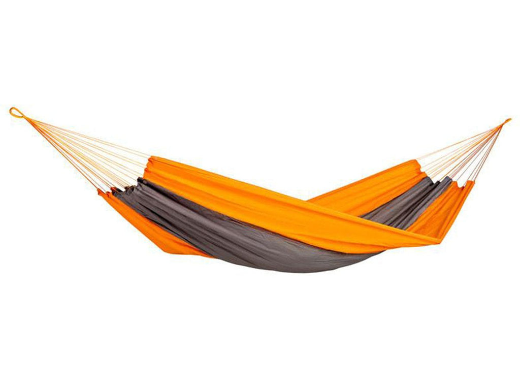 Orange parachute silk traveller hammock