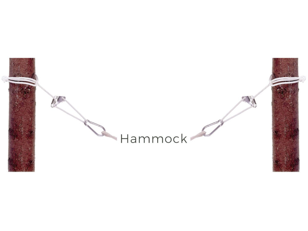Smart rope hanging kit for hammocks