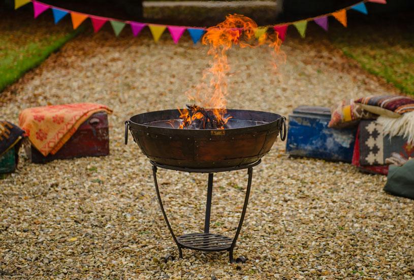 Kadai firebowl campfire bbq firepits