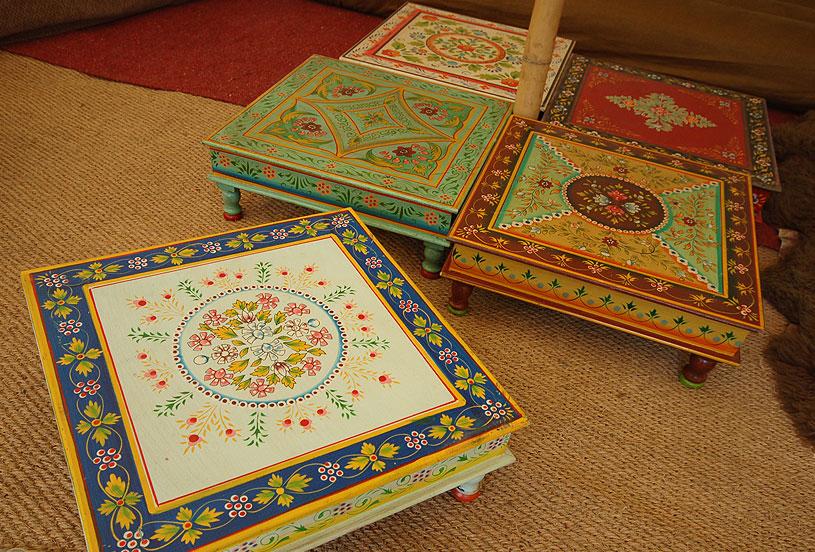 Camping furniture for glamping