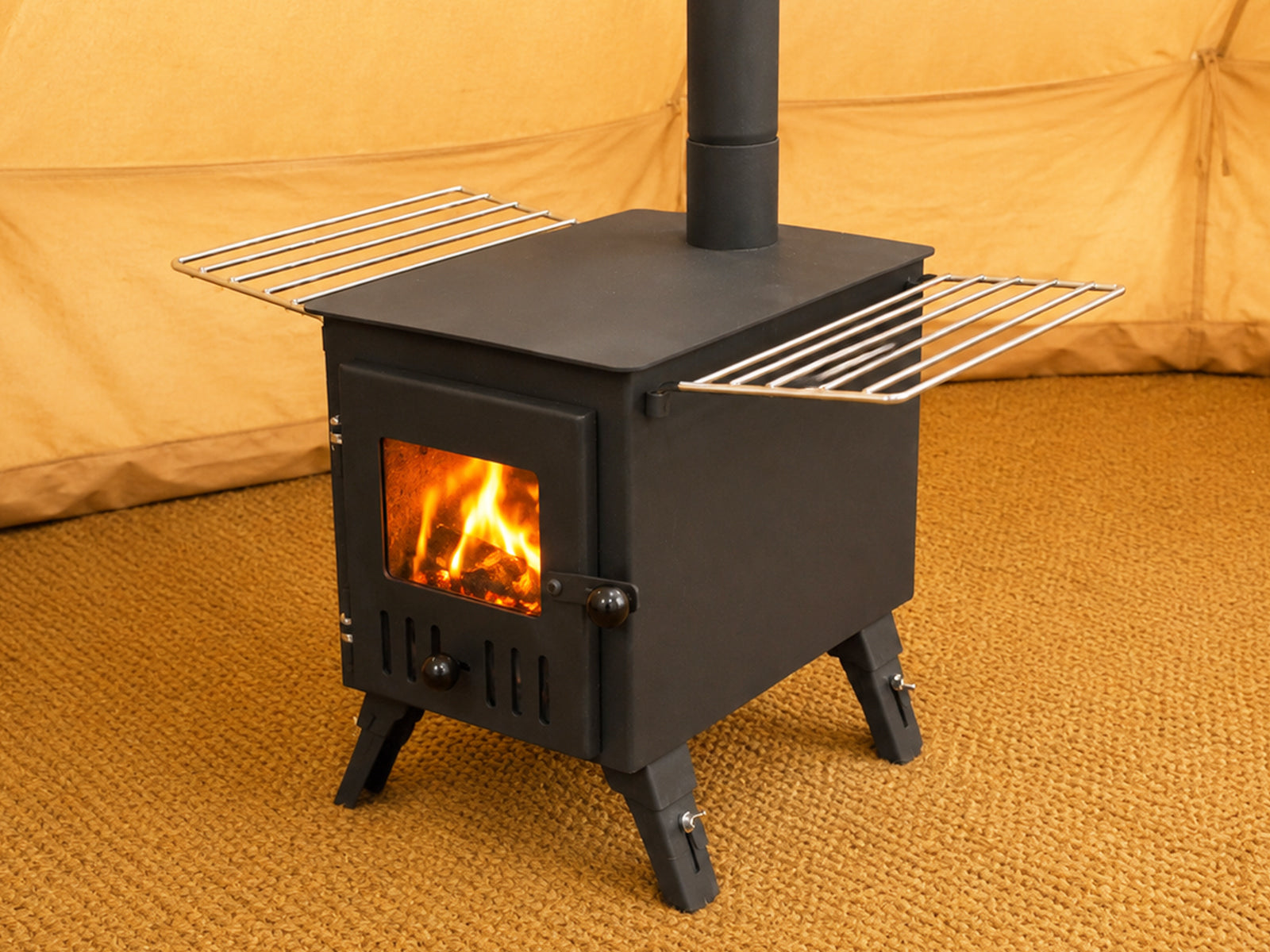 Retrofit Adjustable Leg Extenders for Camping with Stoves 3.5kW Stove