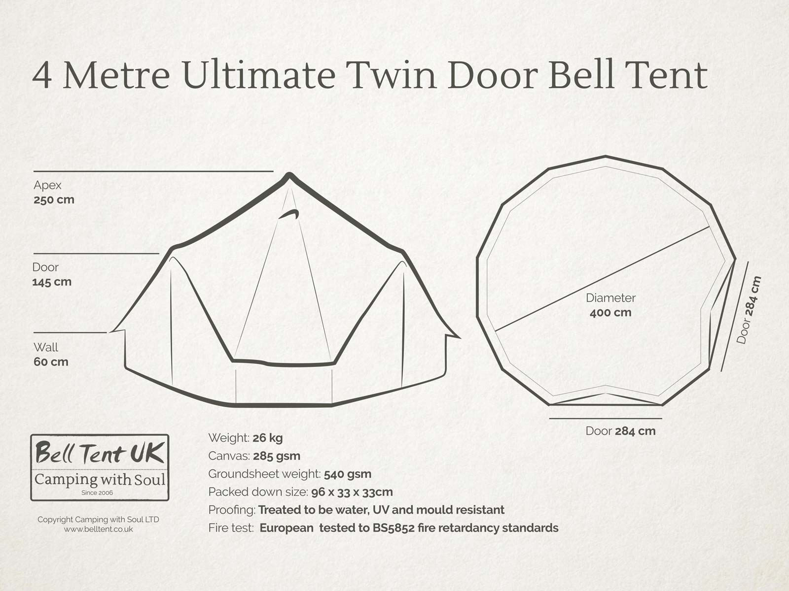 Twin size store tent