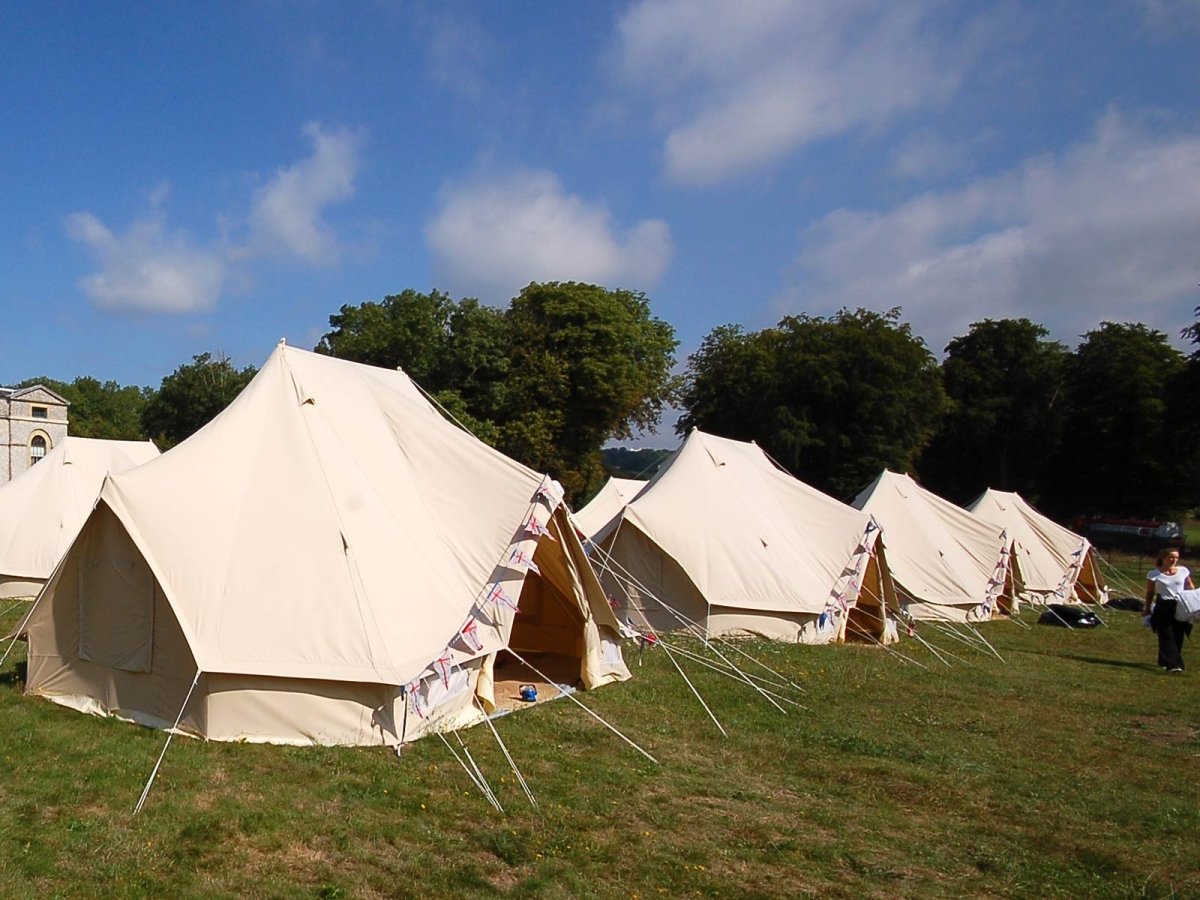 emperor bell tent with stove hole 6m Standard Emperor Bell Tent | Separate Ground Sheet