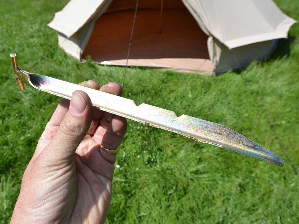 Guy line peg for PRO bell tents