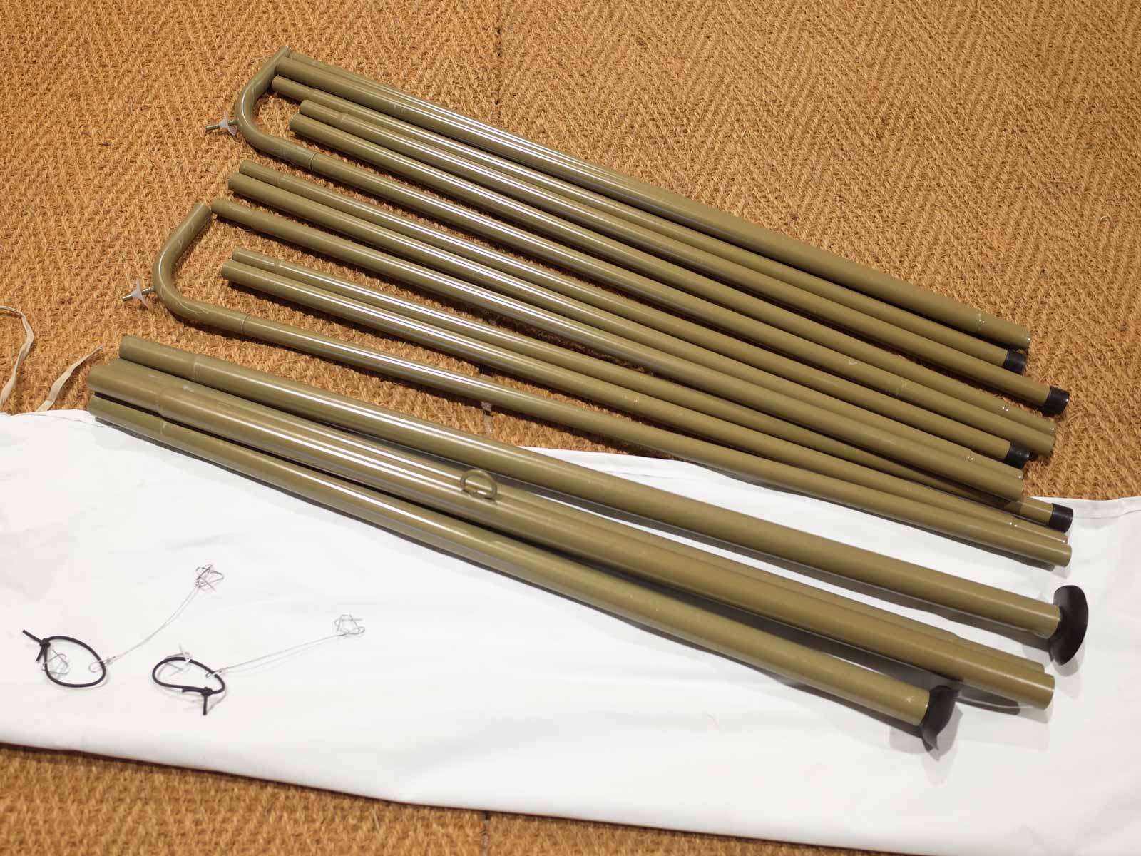 Pole set for 6m Twin Door Bell Tent