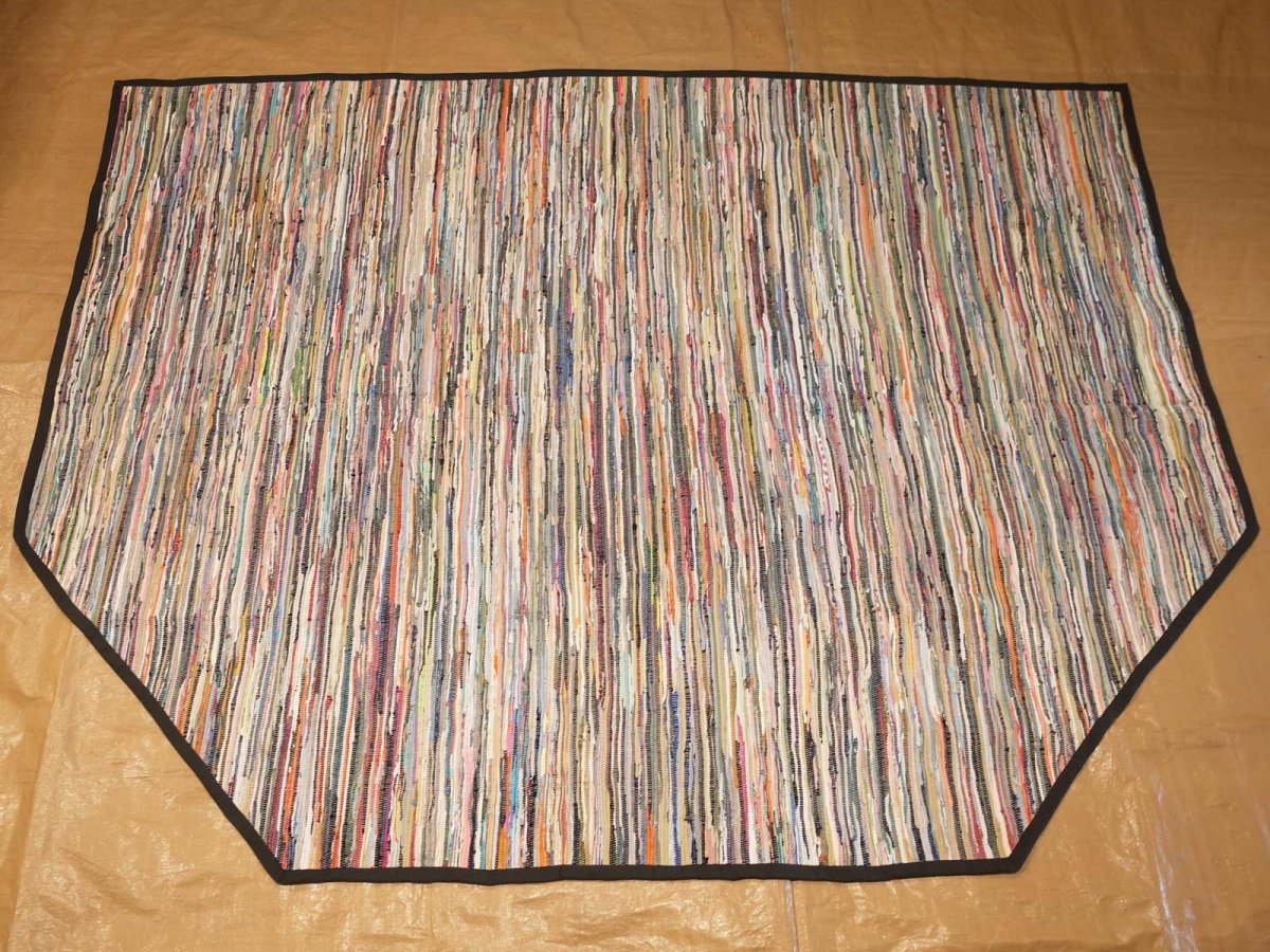 Recycled Cotton Chindi Carpet for Emperor Bell Tent