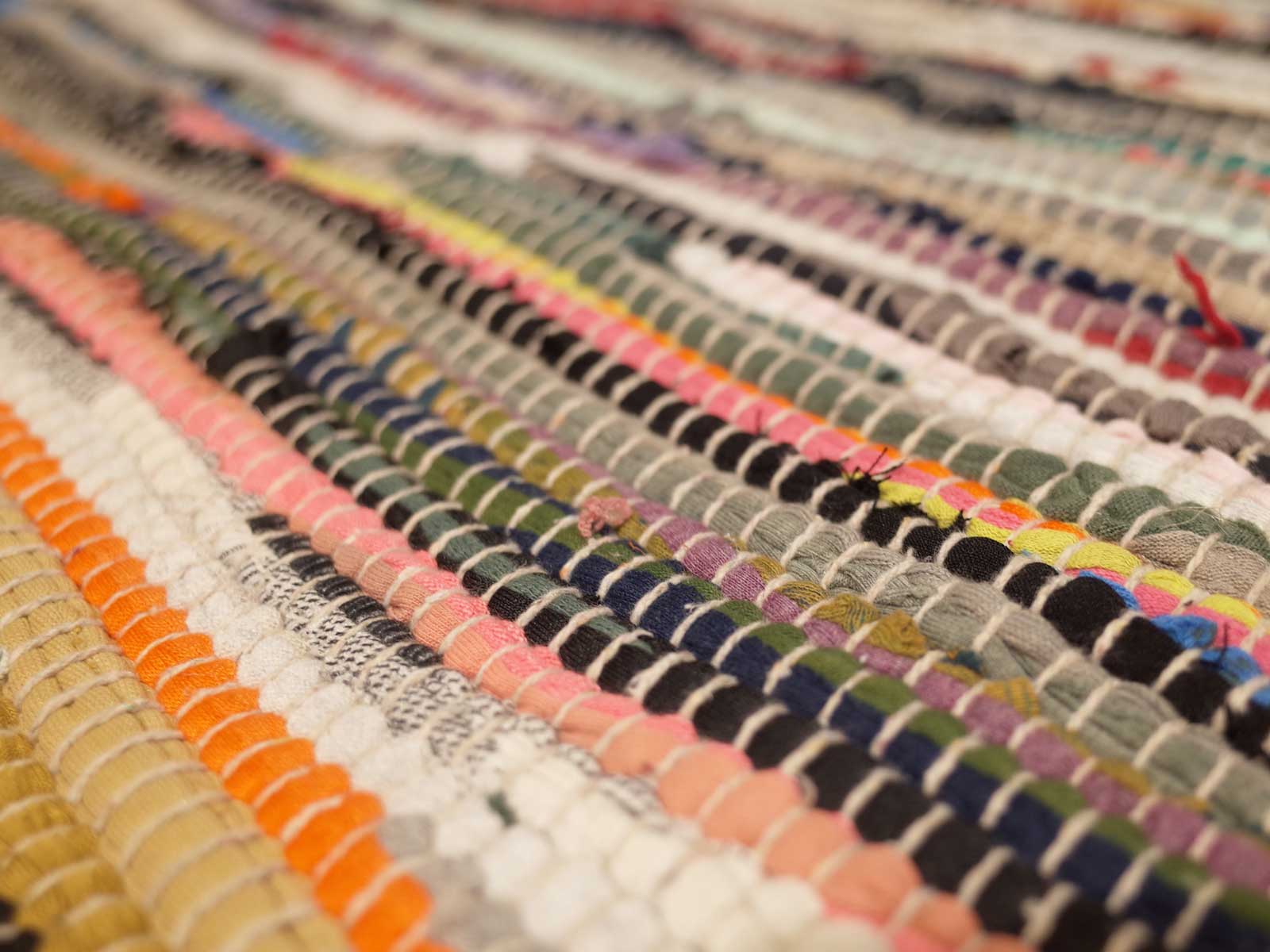 Recycled Cotton Chindi Carpet for Emperor Bell Tent