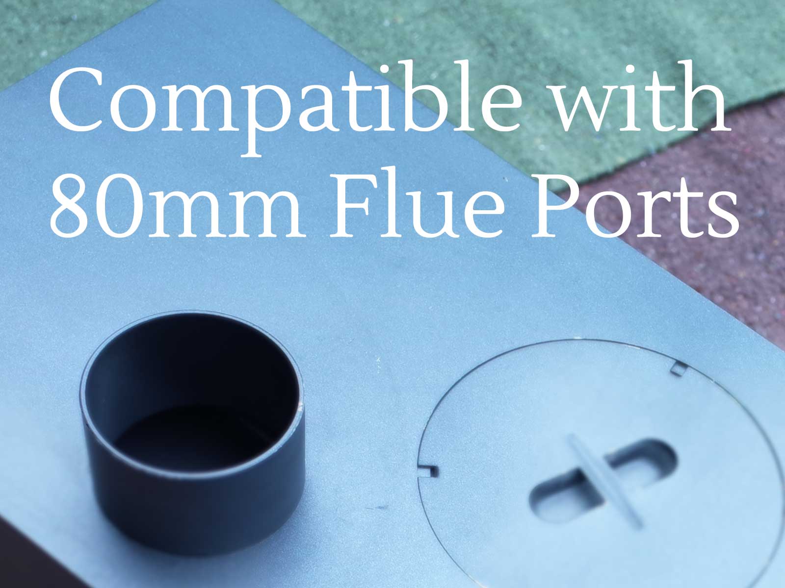 Camping with Stoves 'Flue Section' 80x500 (mm)