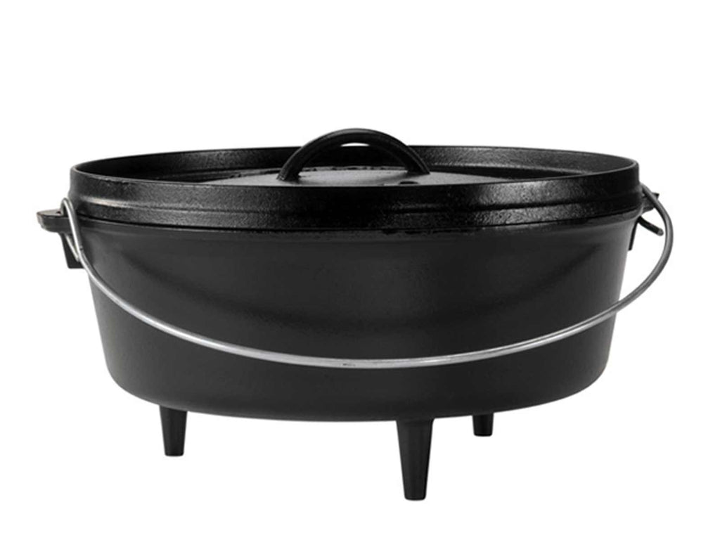 12" cast iron dutch oven and lid