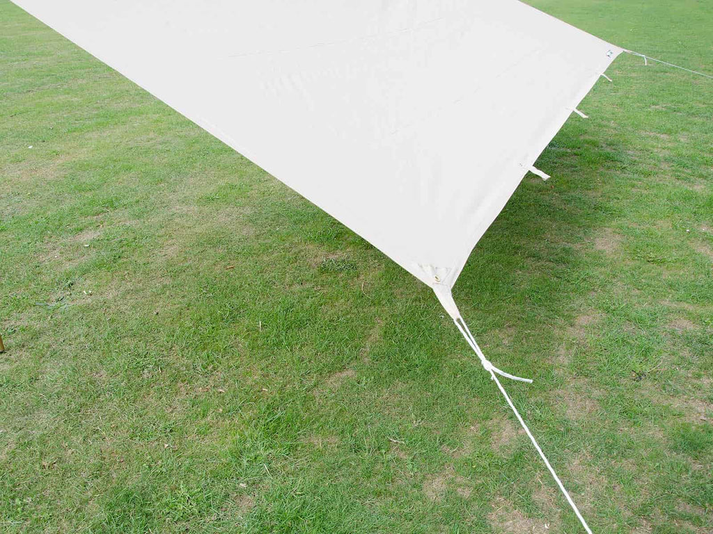 tarp 2x4m 2x4m PRO Awning • Rectangle Cotton Canvas Tarp Shelter
