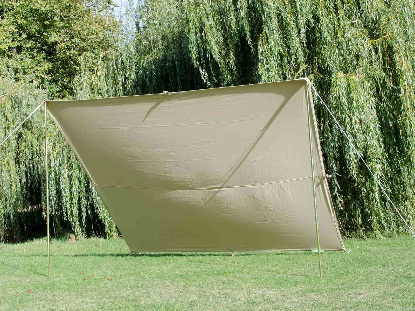 3m x 3m pro cotton canvas awning