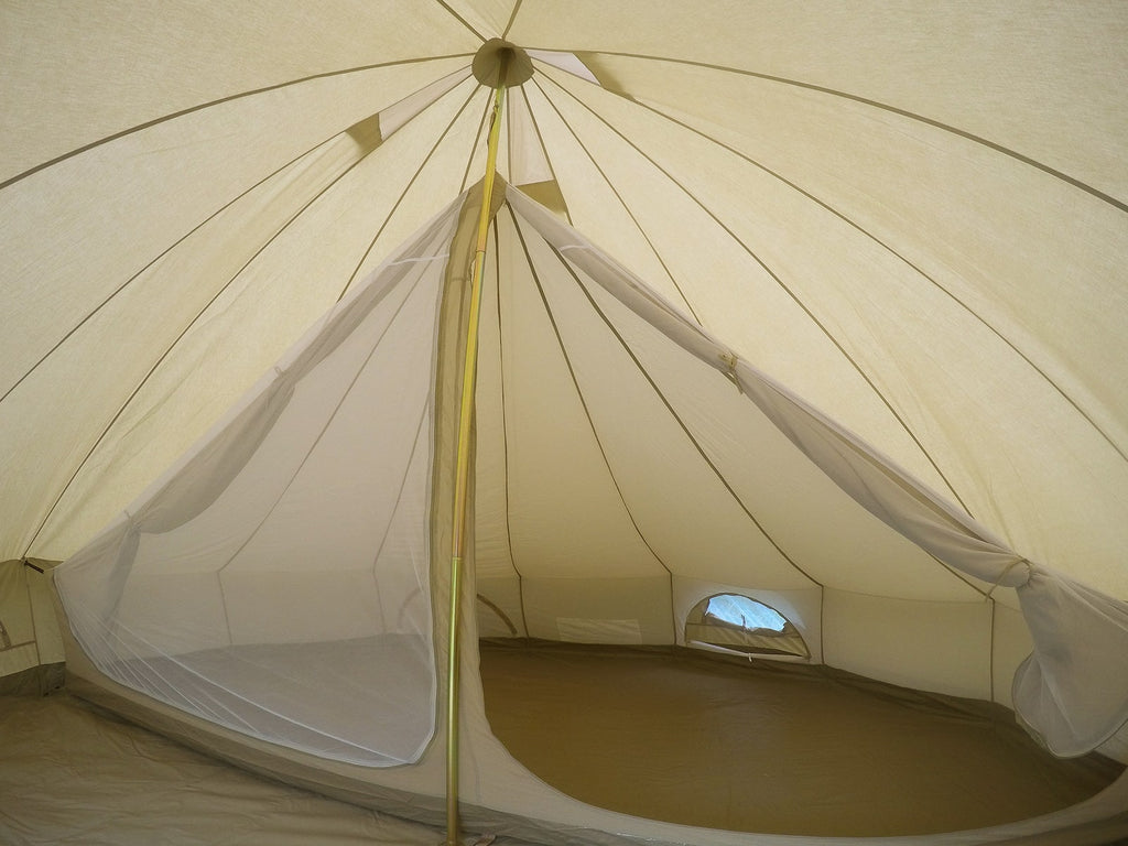 4.5m inner tent inside a bell tent
