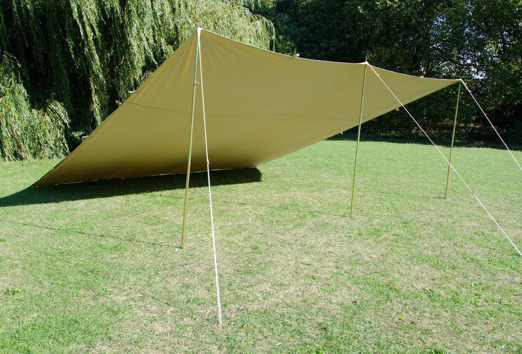 tarp 4 x 6 meter 4x6m PRO Awning • Cotton Canvas Rectangle Tarp Shelter