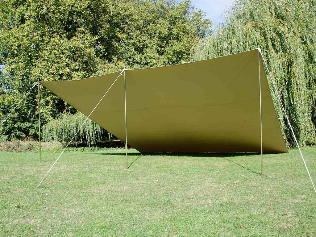 5m x 5m pro awning and bell tent