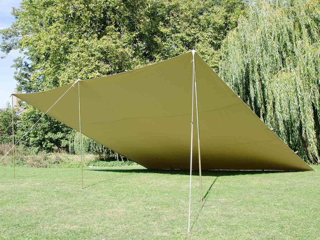 tarp 5 m 5x5m Pro Awning • Heavy weight Cotton Canvas Tarp