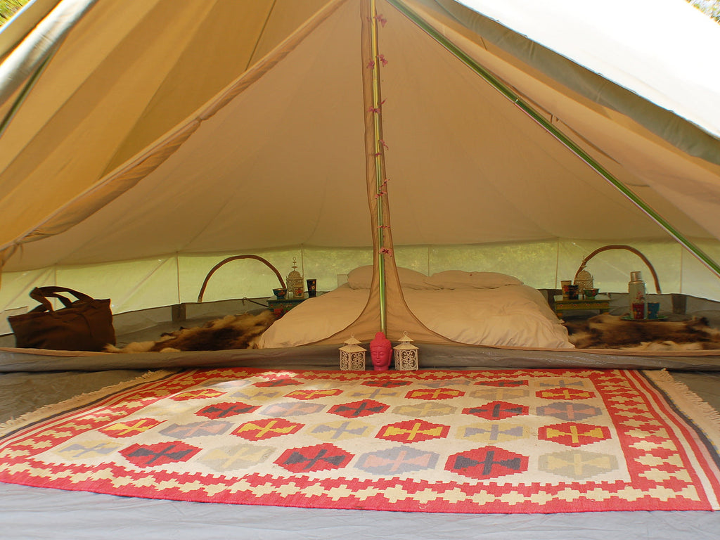 5m bell tent inner tent bug proof half moon bedroom area