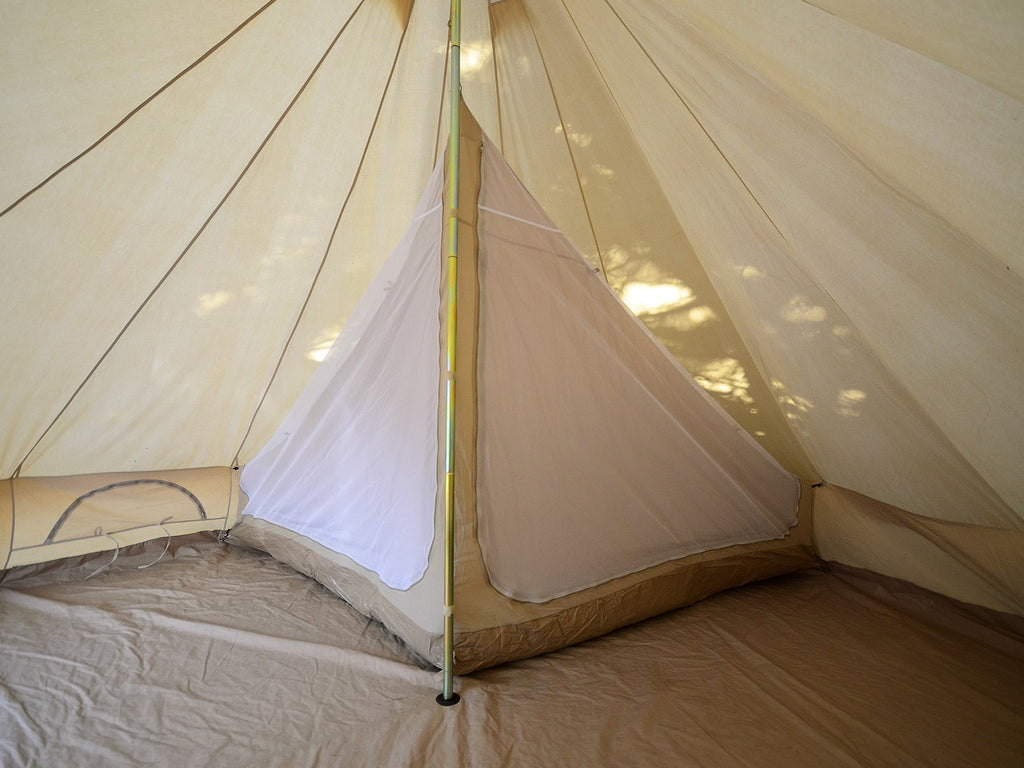 bell tent inner tent 5m Pro Quarter Inner Tent • Bell Tent Bedroom