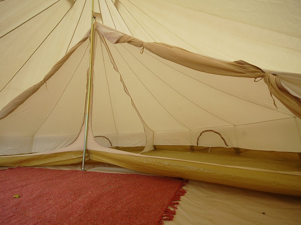6m inner tent inside a bell tent