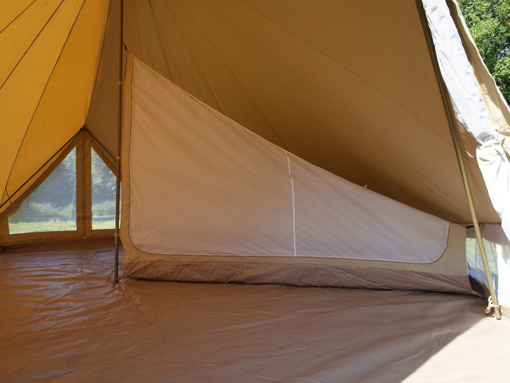 6m quarter inner tent all zipped up bug protection