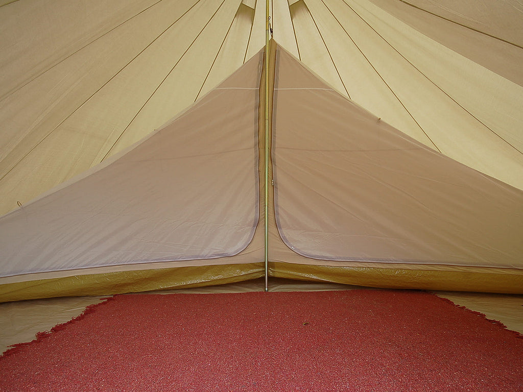 6m bell tent inner tent sleeping area