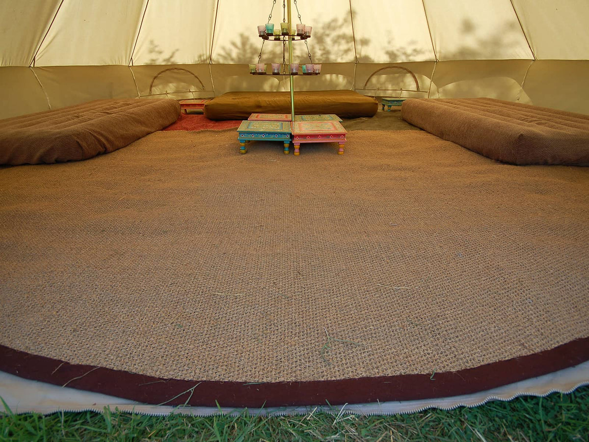 6 metre Bell Tent Coir Matting • Bell Tent Flooring • Bell Tent UK