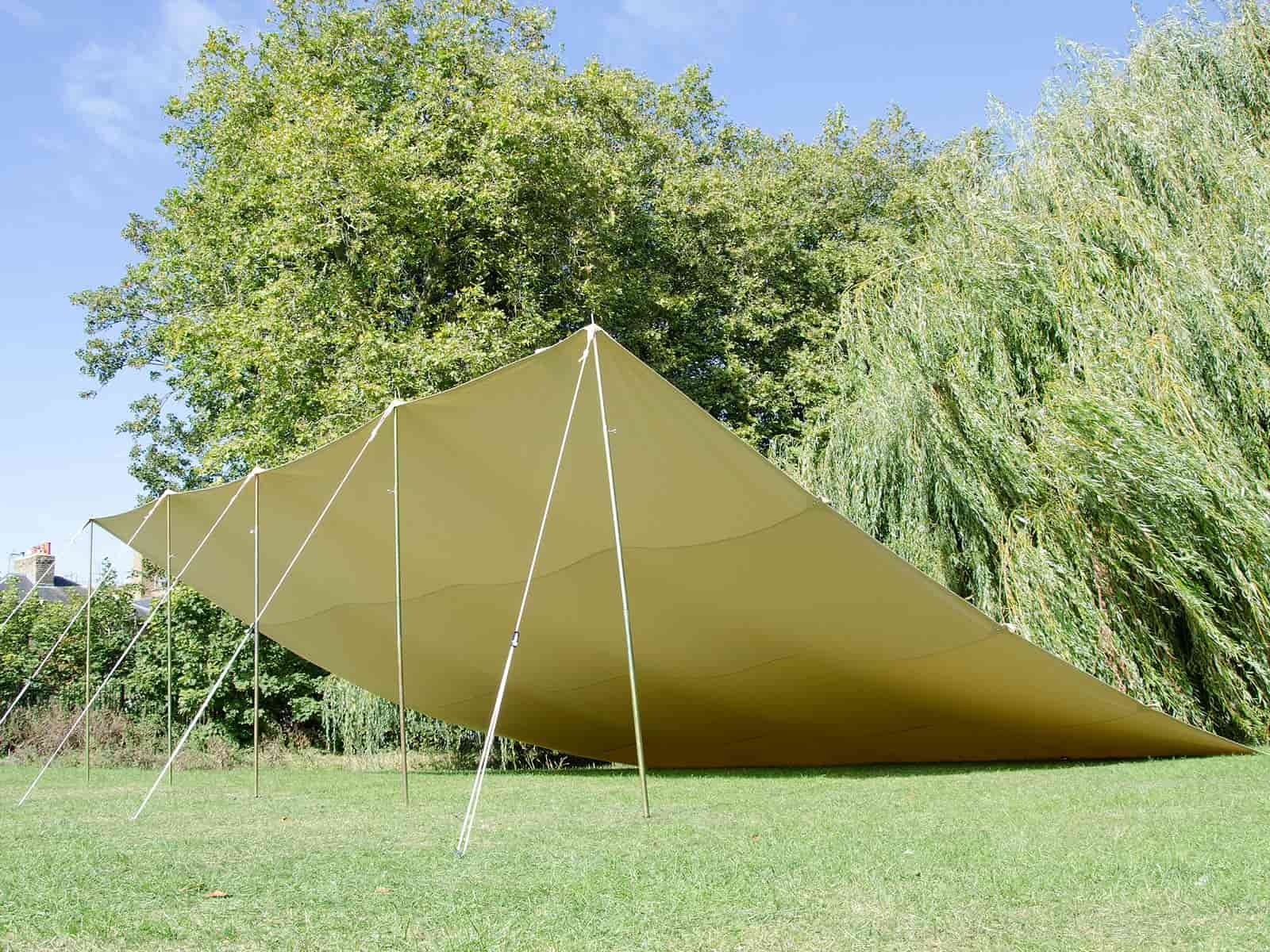 6 x 6 metre cotton canvas pro awning