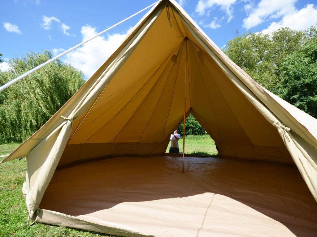 6 metre ultimate bell tent double door