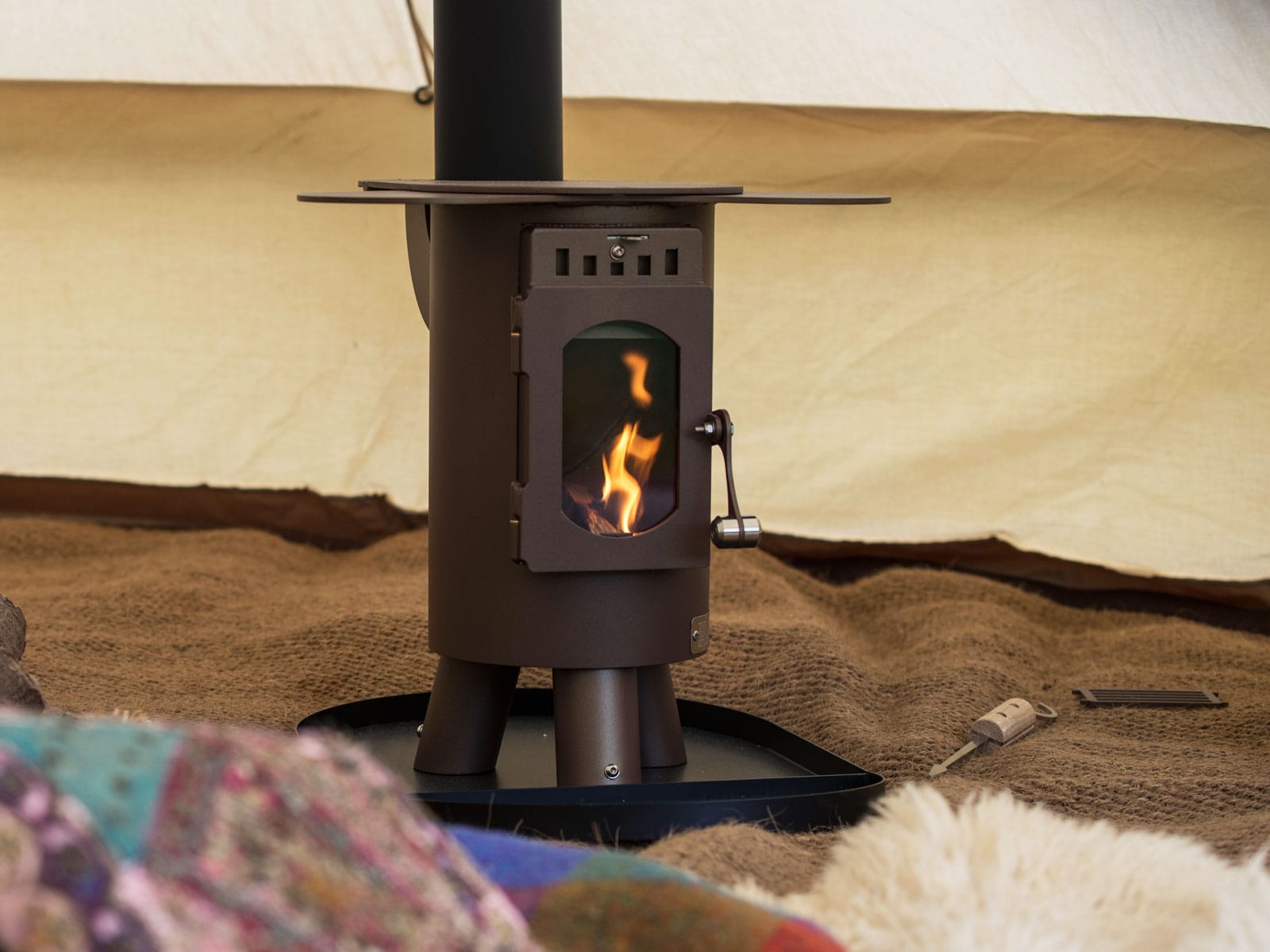 Traveller Tent Stove (Bundle) • Powerful 3.5-4.5kW • Bell Tent UK