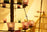 Thumbnail of Tea Light Chandelier - Pink Glass image number 1.