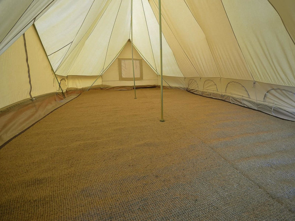 Emperor tent with type 1 coir matting