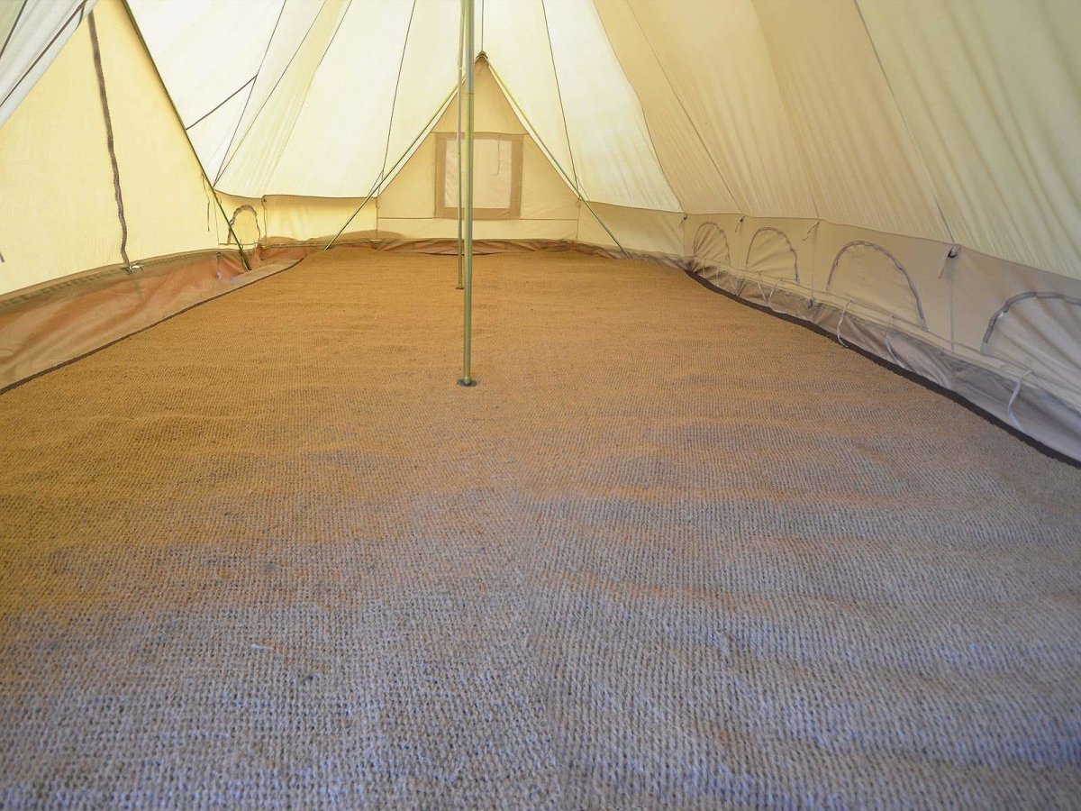 Emperor tent with type 2 coir matting