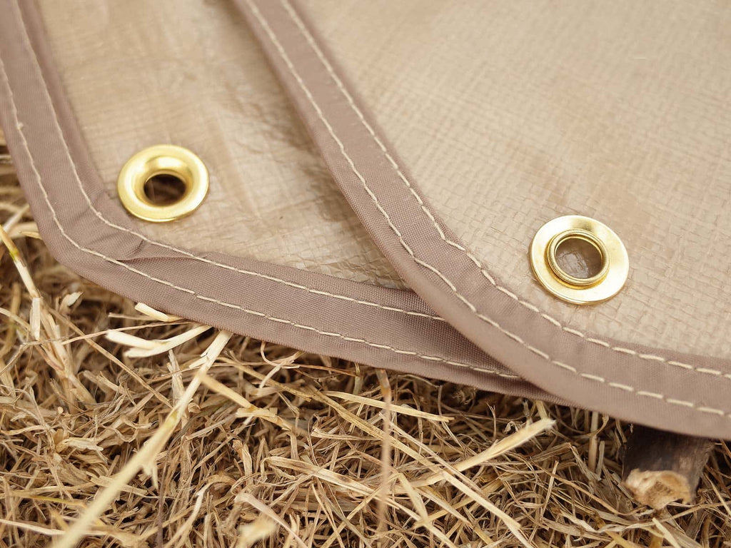 3m bell tent footprint with eyelets
