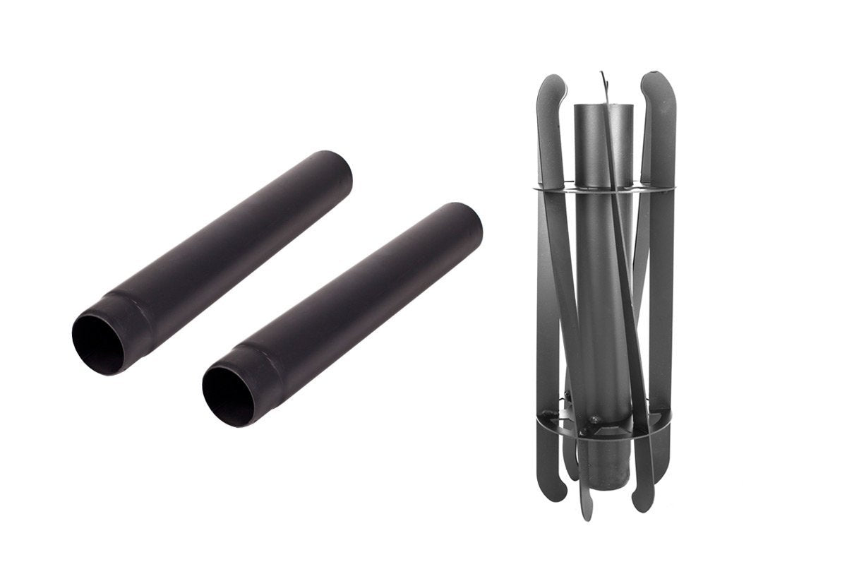 Anavey frontier stove teepee flue pipe and sleeve