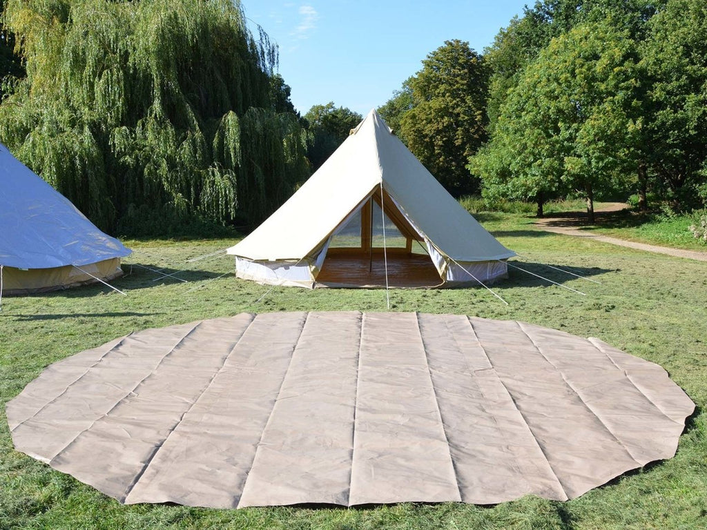 Groundsheet protector footprint for 6m bell tent