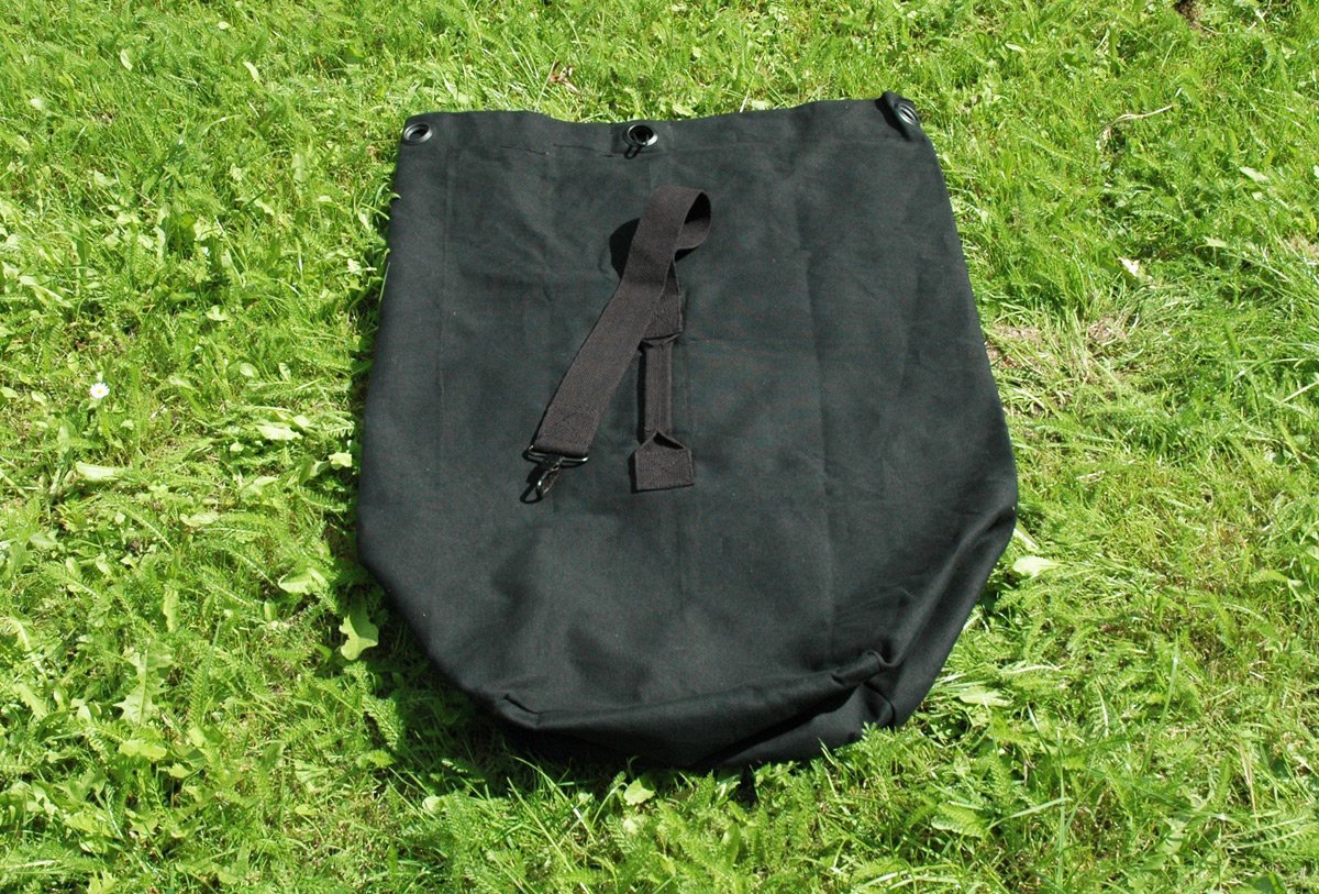 Big black 2025 canvas kit bag