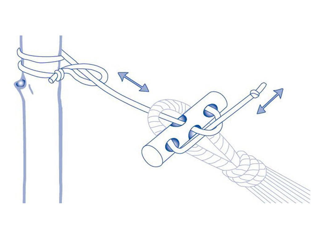 Hammock rope travel kit diagram how to use
