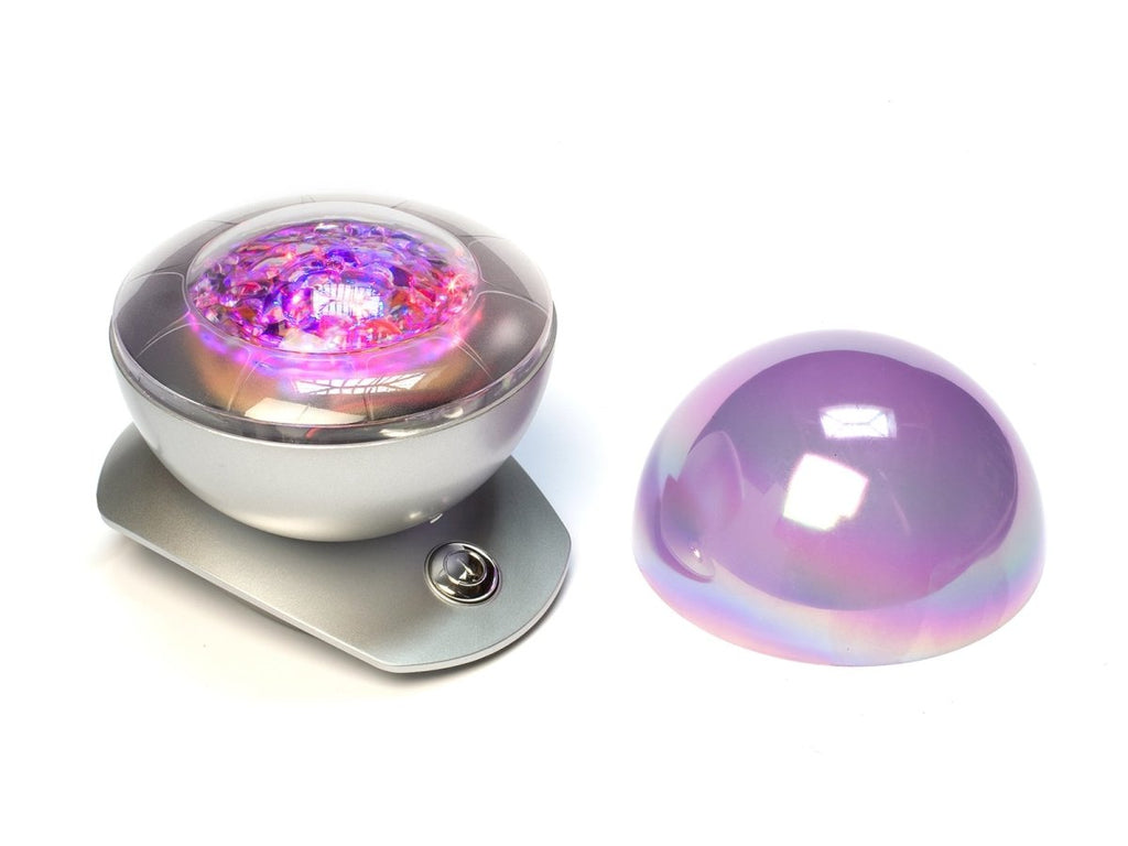 Laser sphere with lid removed