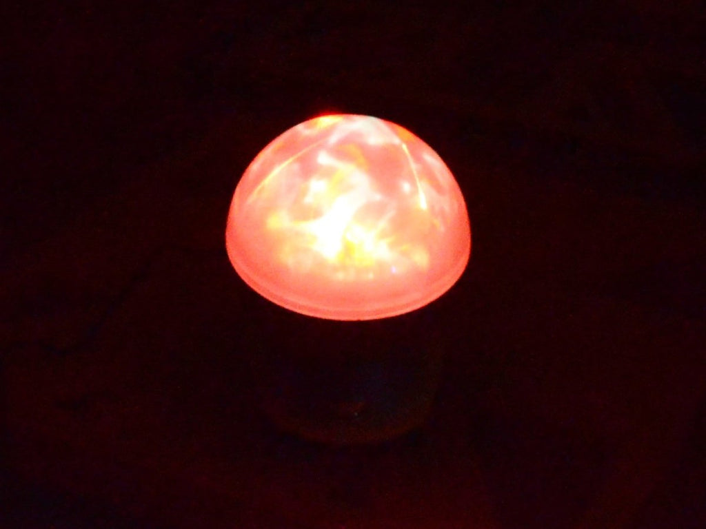 Red light laser sphere light show
