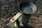 Thumbnail of Shropshire Made 8” Iron Pan with Satchel image number 1.
