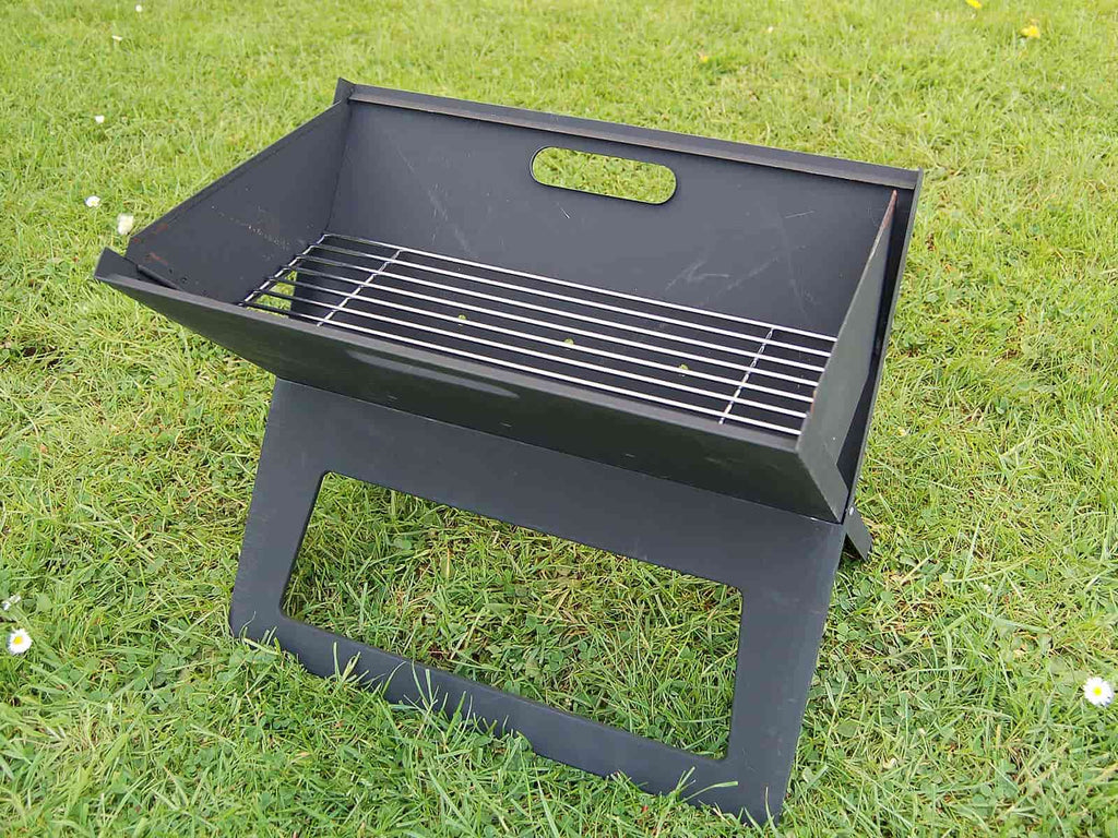 Coal grate of portable note book BBQ