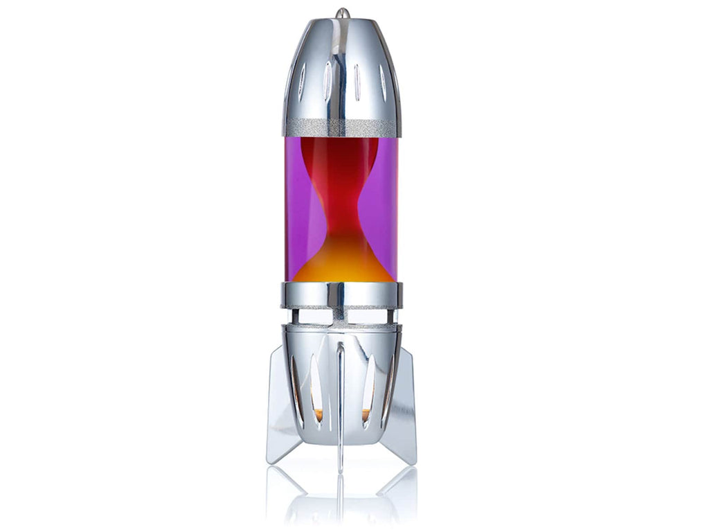 Mathmos Fireflow tea light powered Lava Lamp - Violet & Orange